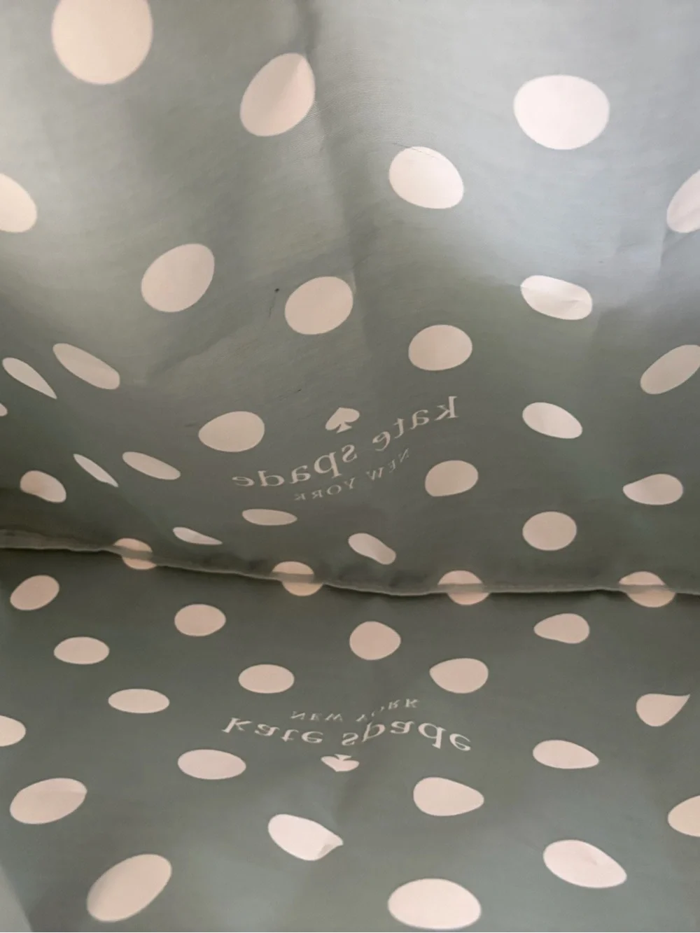Like New KATE SPADE Dot Canvas Tote Bag Sz: OS - Picture 11 of 14